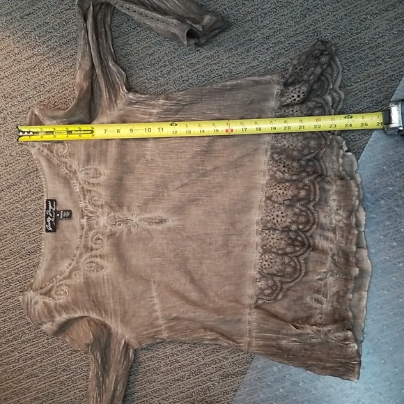 Gretty Zueger Long Sleeve Blouse Size Medium - Picture 12 of 13